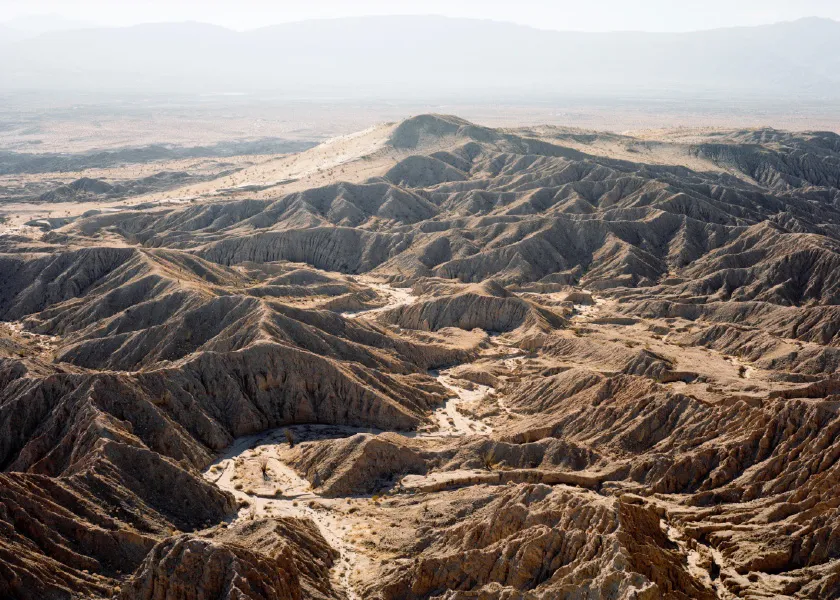 Victoria Sambunaris, *Untitled (Badlands)*, Anza Borrego Desert, California, 2020