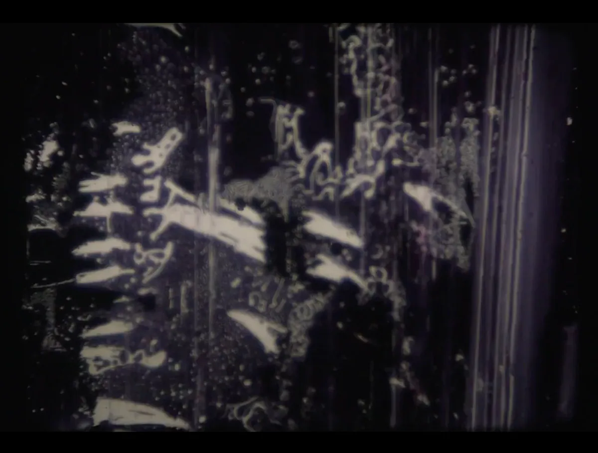 Drawing sound, 2019. 16mm film, color, no sound, 14:36 minutes.
