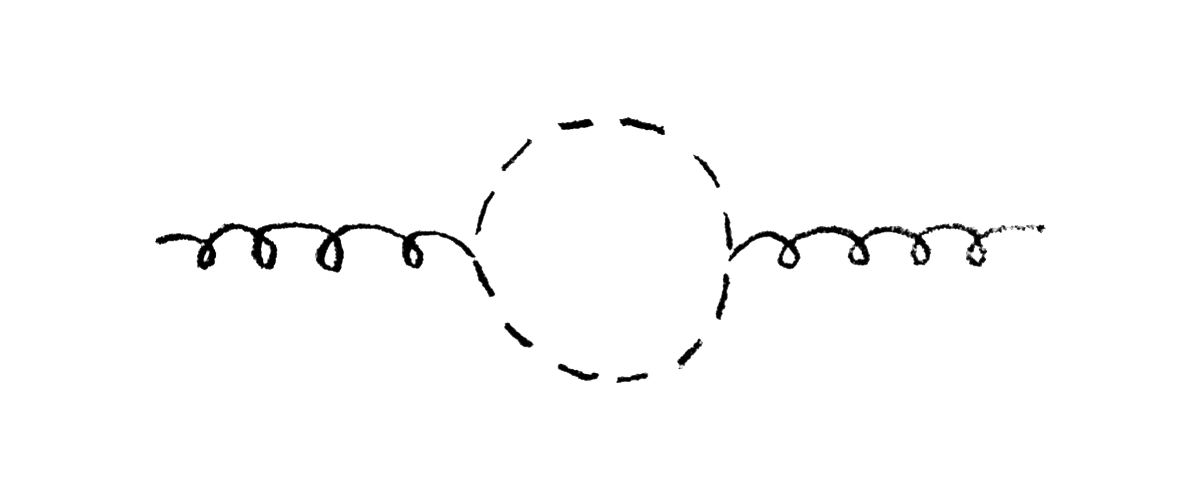 A Feynman ghost diagram