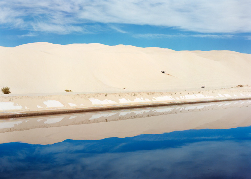 Victoria Sambunaris, Untitled (Dune Buggy), All American Canal near Yuma, California, 2021