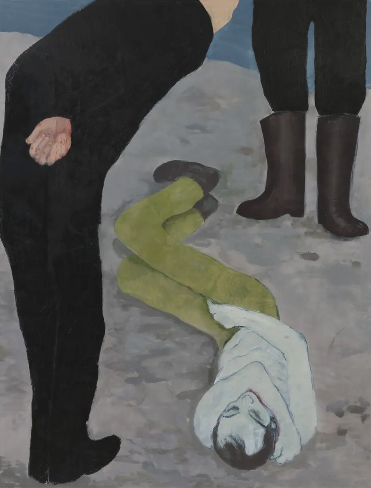 Sanya Kantarovsky, Examination, 2021.