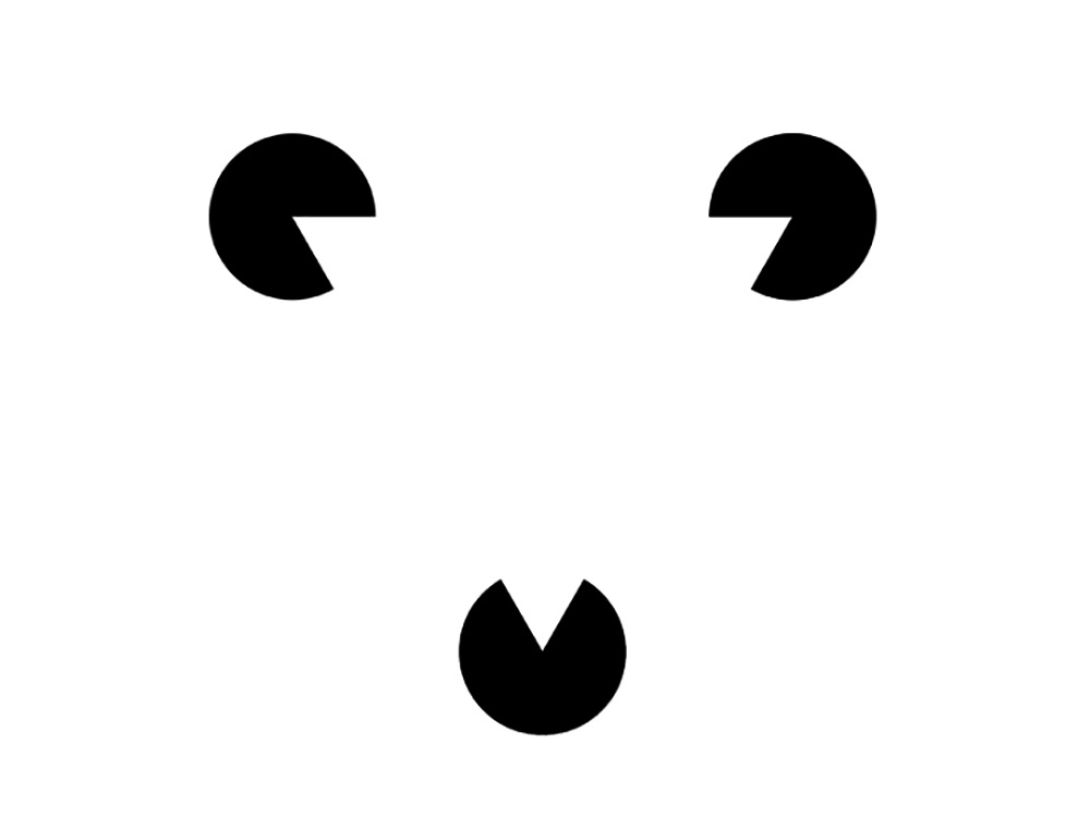 Kanizsa triangle