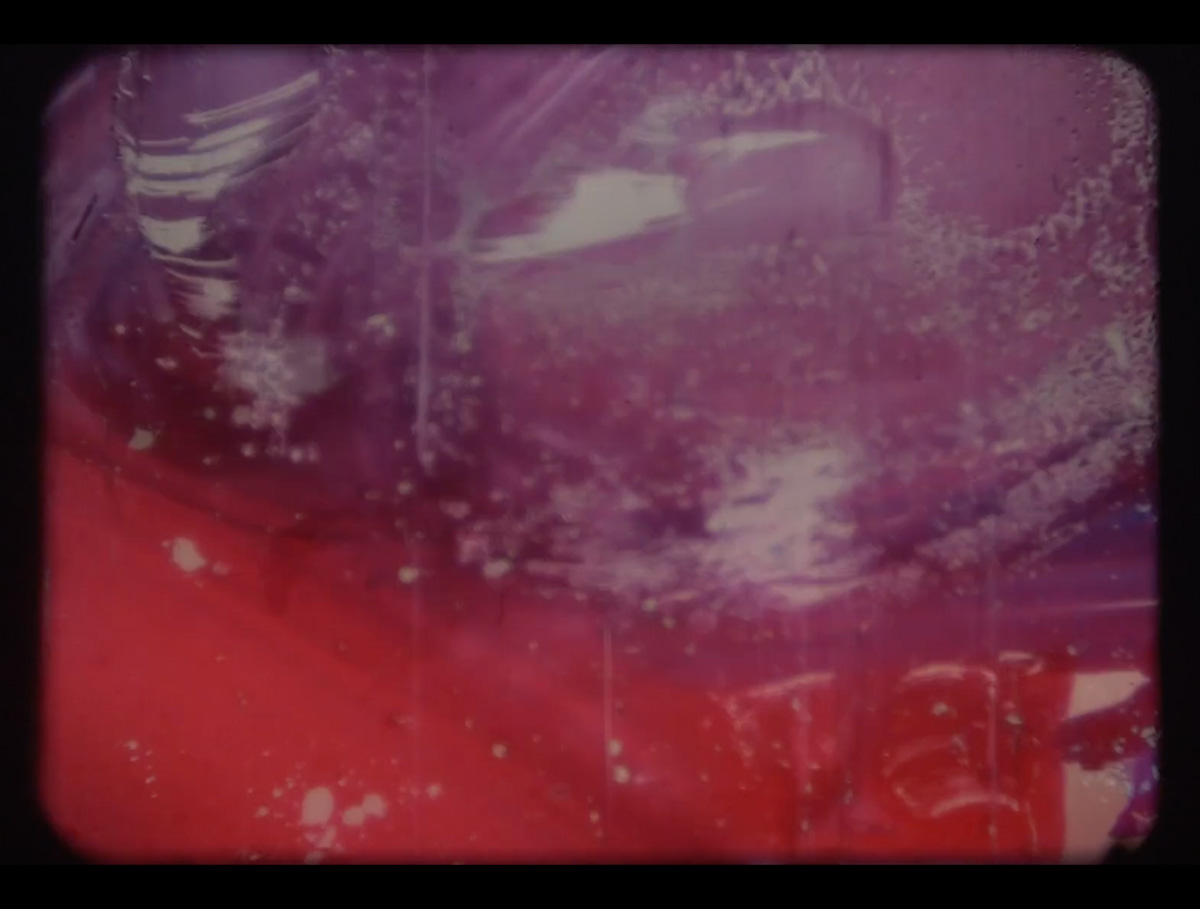 Drawing sound, 2019. 16mm film, color, no sound, 14:36 minutes.