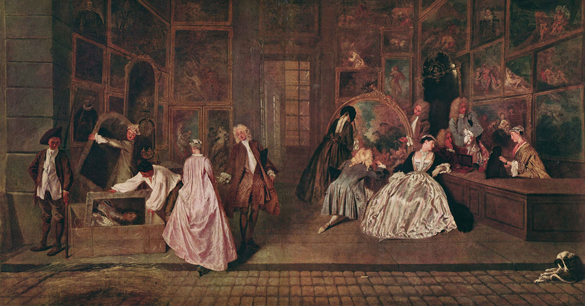 Jean-Antoine Watteau, The Signboard of Gersaint